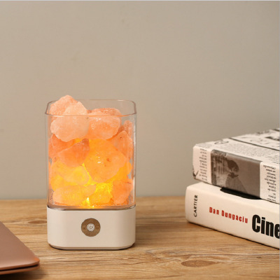 USB Crystal Light Himalayan Salt LED Lamps