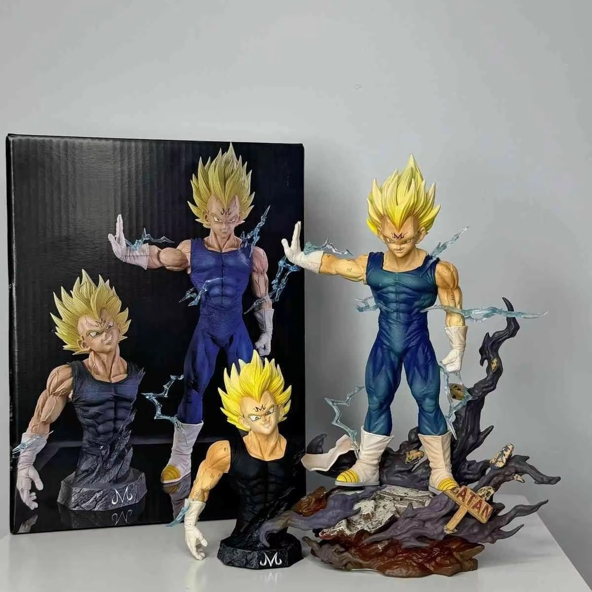 Dragon Ball Z Figure Majin Vegeta Anime Figurine 22cm PVC Action Figures