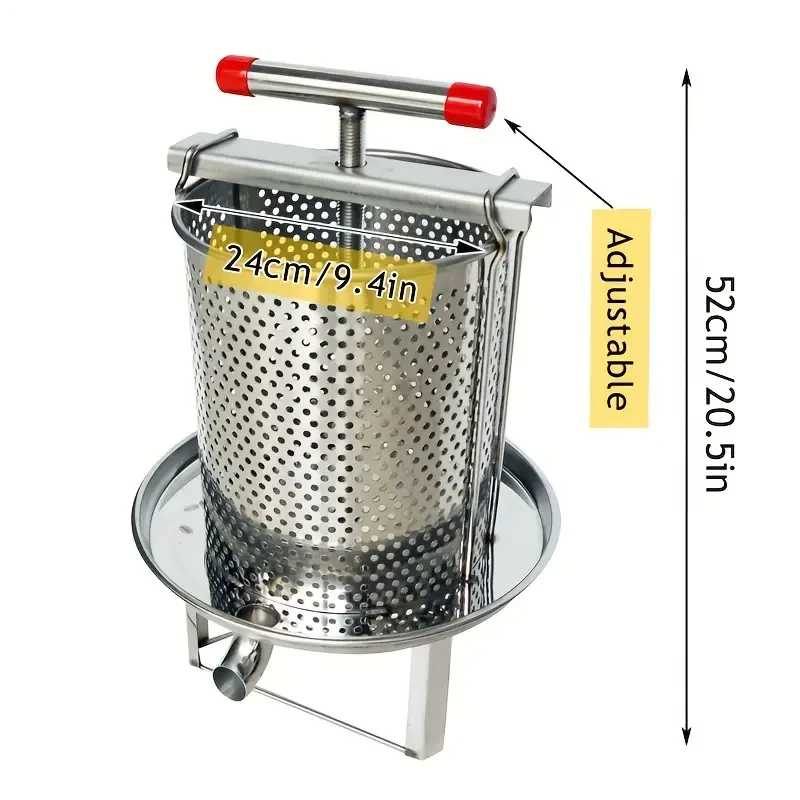 Premium Multi-Functional Stainless Steel Honey Press Tool