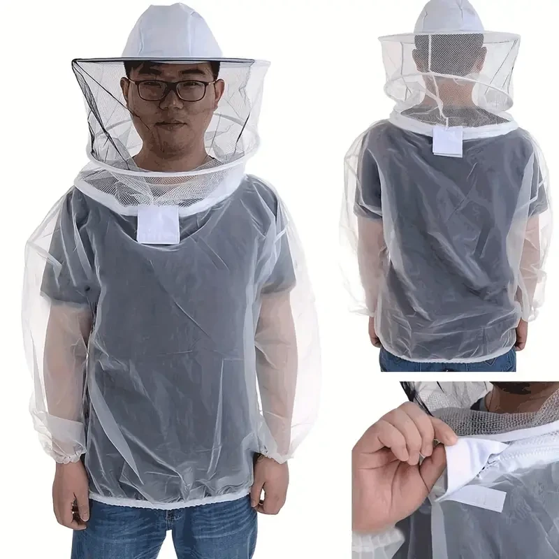 Professional Men's Beekeeper Suit with Hooded Veil