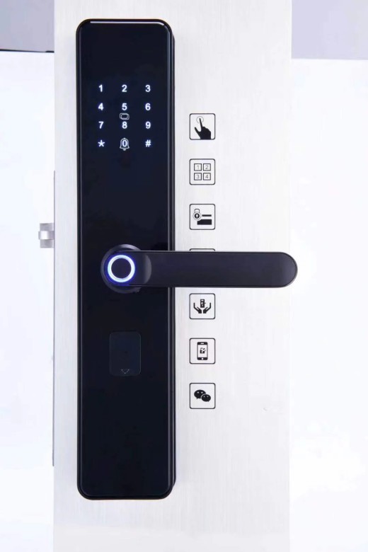 Unlock Fingerprint Lock, Smart Door Lock, Semi-automatic Fingerprint Lock,