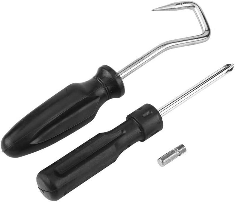 9pcs Flexible Hose Clamp Clip Pliers Set Swivel Jaw Flat Angled Band