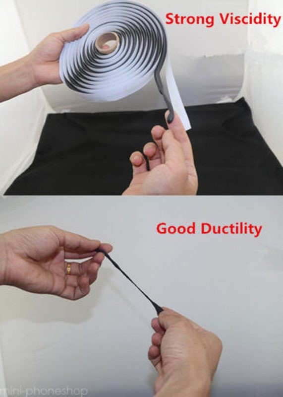 Butyl Seal Tape Rubber Glue Car Headlight Window Repair Sealing