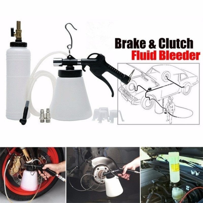 Pneumatic Car Brake Fluid Bleeder Tool Brake Oil Replacement Kit