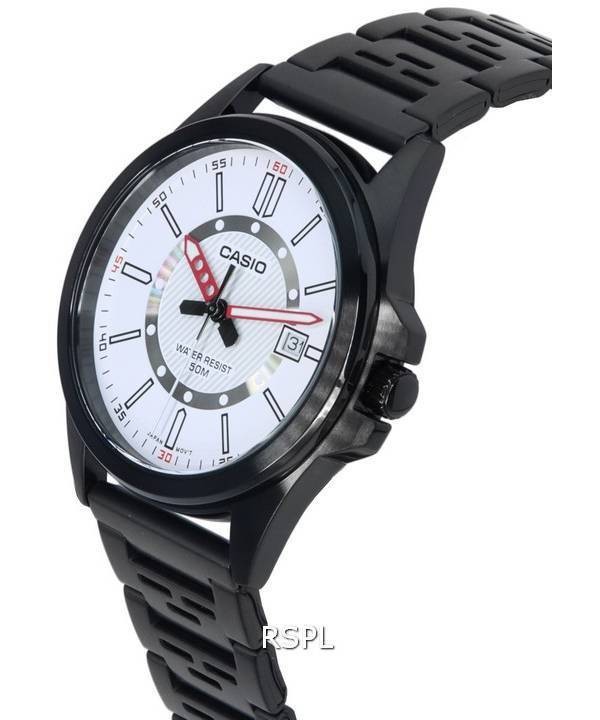 Casio Analog White Dial Quartz MTP-E700B-7E MTPE700B-7E Men's Watch