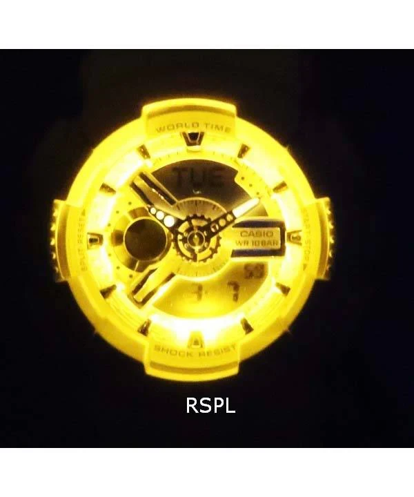 Casio Baby-G Analog Digital White Dial Quartz BA-110XRG-4A 100M Women's Watch