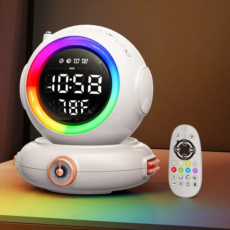 Bluetooth Speaker Astronaut - Creative Sunrise Alarm Clock Wake Up Light