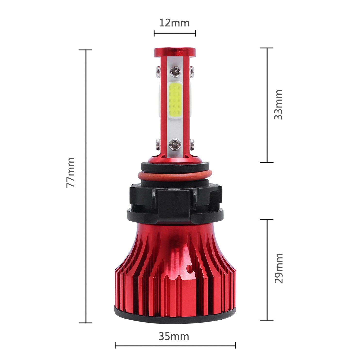 X15 Car Led Headlight 9005 All Sides Luminous Far And Near Headlight H3H1H4H7 Highlight