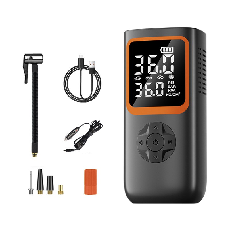 Car Handheld Portable Dual-purpose Wireless Dual Digital Display Charging Cylinder