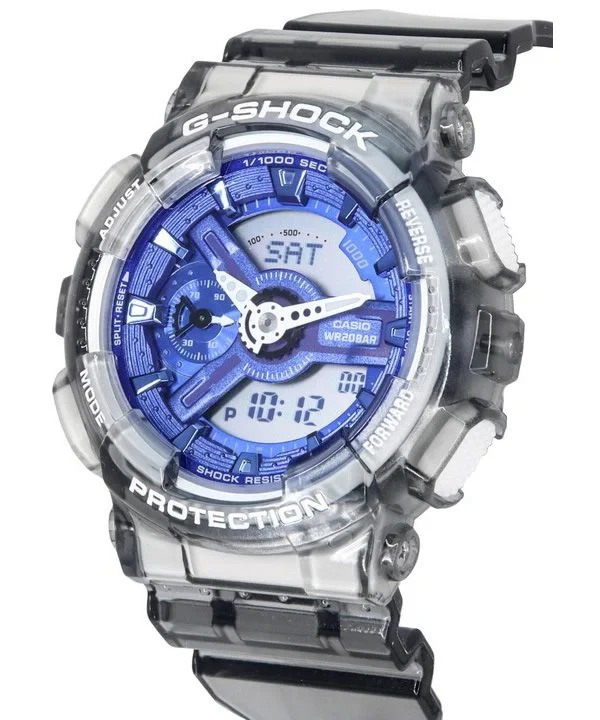 Casio G-Shock Analog Digital Blue Dial Quartz GMA-S110TB-8