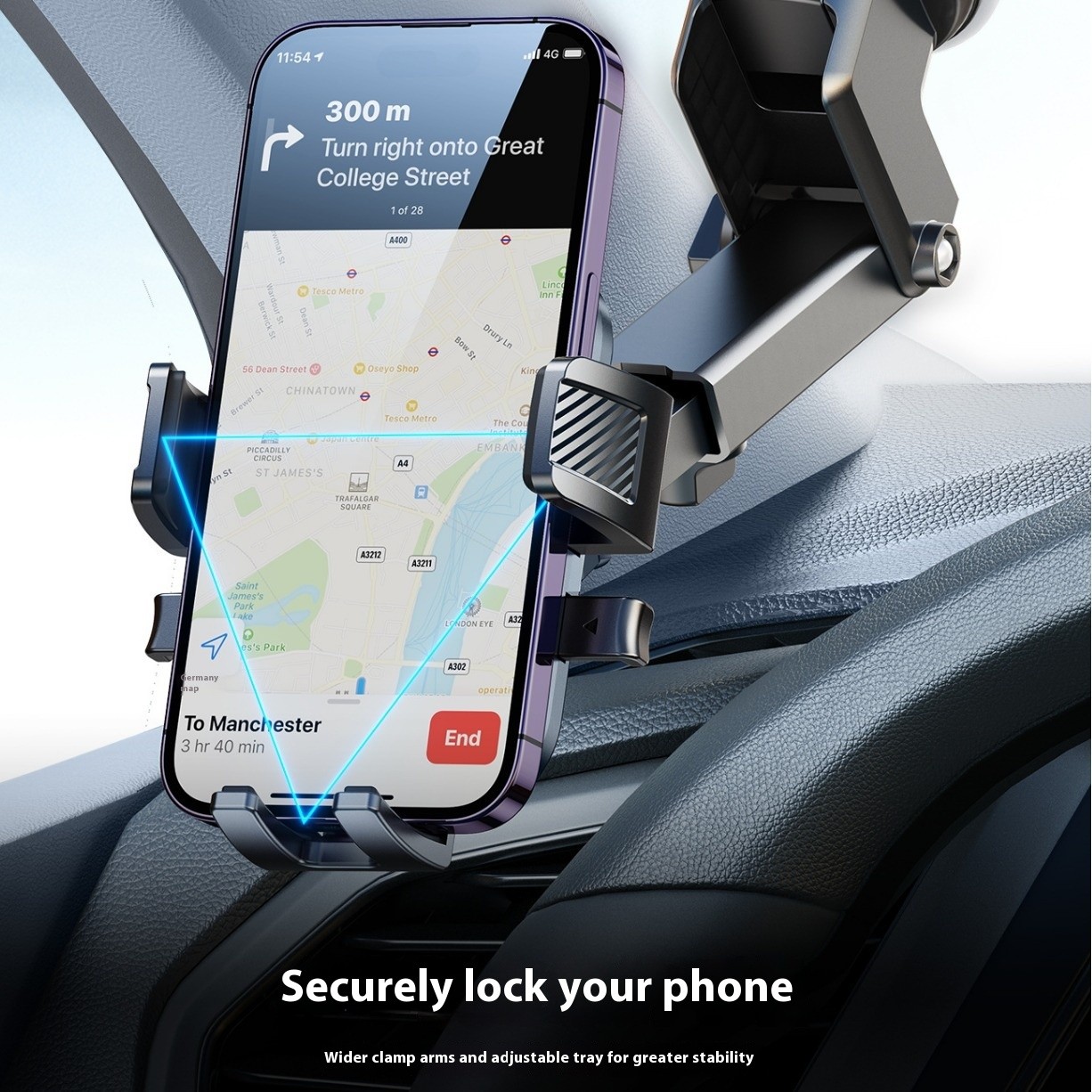 Suction Cup Vehicle-mounted Mobile Phone Support Of Instrument Desk