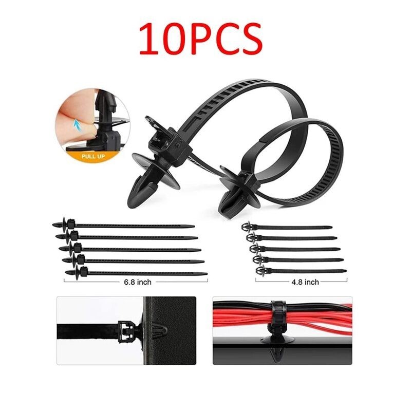 Car Push Retainer Clips Plastic Bumper Rivets Fasteners Kit