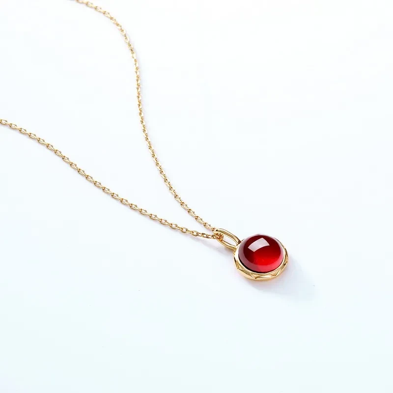 Natural Mozambique Garnet Pendant