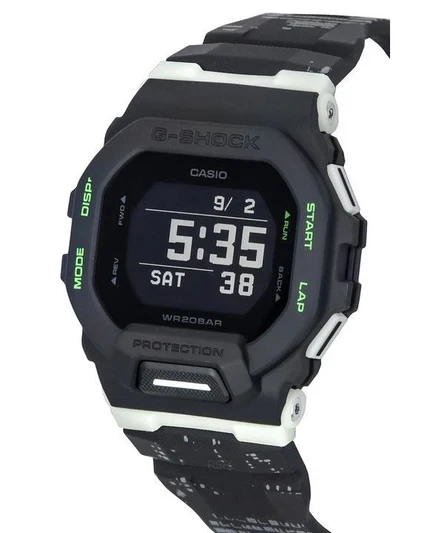 Casio G-Shock Move G-Squad Digital Resin Strap Quartz GBD-200LM-1 200M Mens Watch