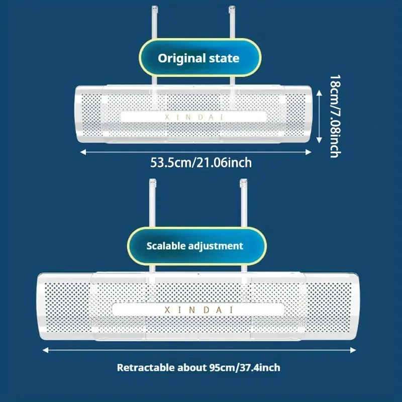Wall-Mounted Air Conditioner Wind Deflector