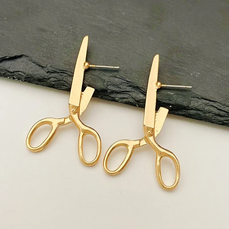Creative Fashion Jewelry Retro Scissors Ear Studs