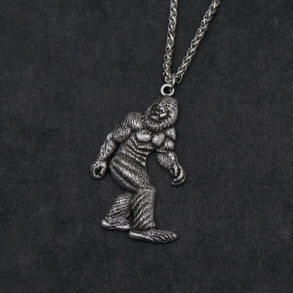 Big Foot Pendant Necklace