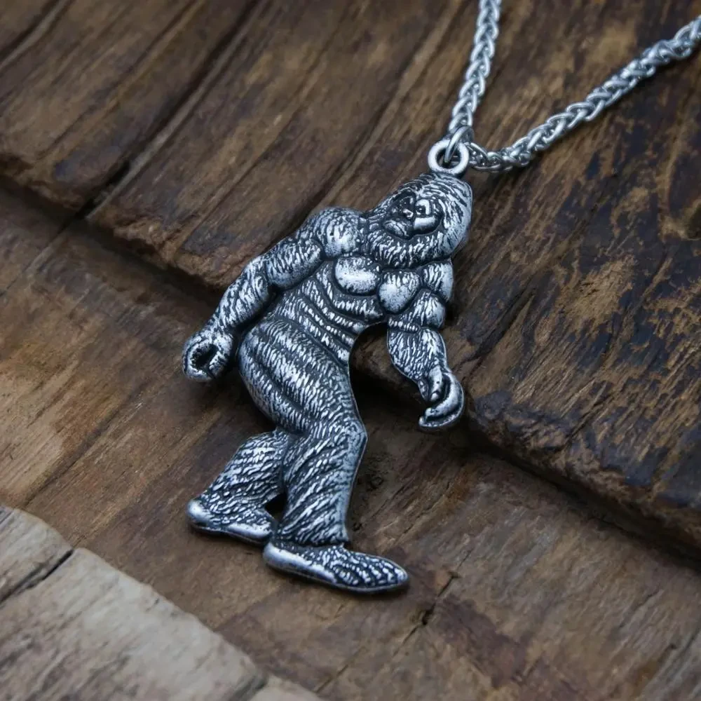 Big Foot Pendant Necklace