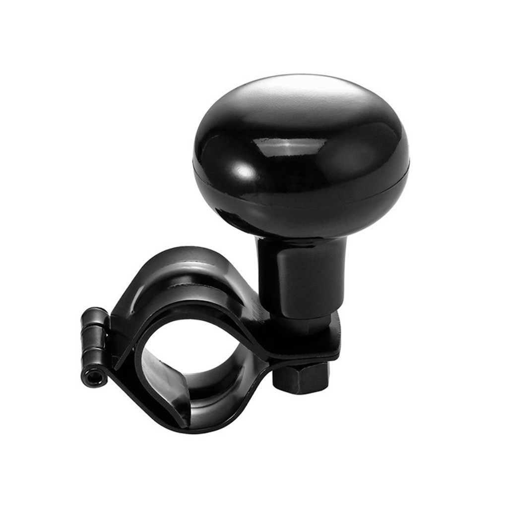 Black steering wheel booster ball booster