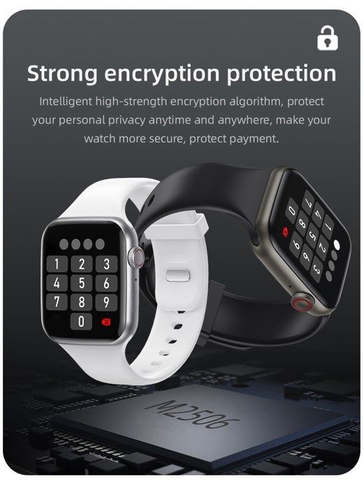 Smart Watch, KUMI KU2 PRO, Black, 1 Year Warranty