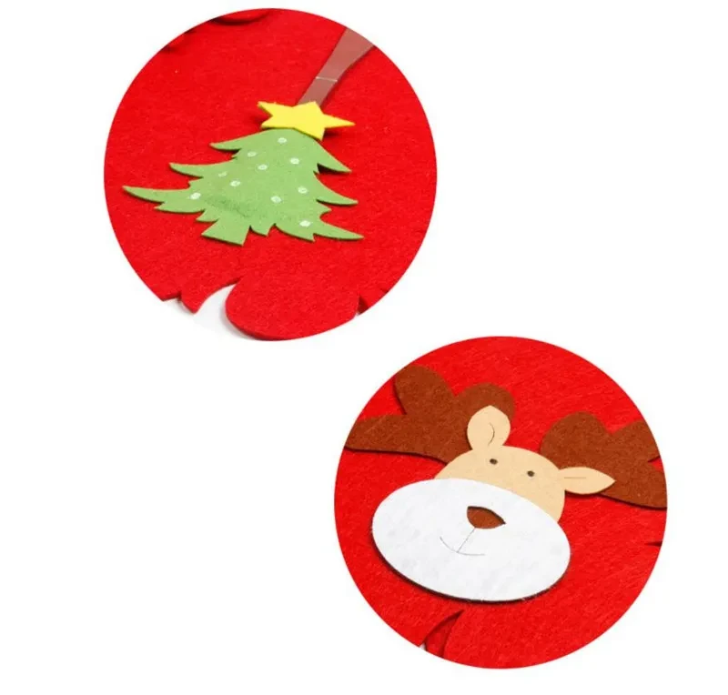 Non-woven Santa Claus table mat