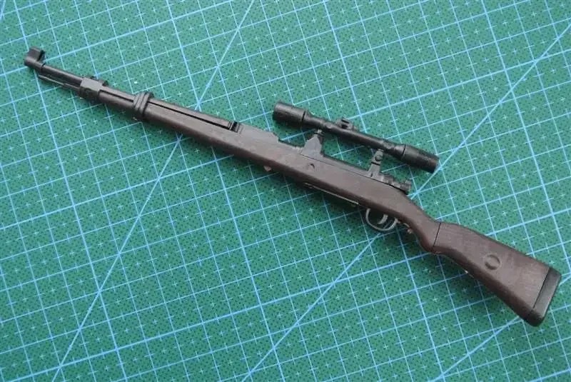 1/6 KAR 98K Mauser Rifle Gun Model  Coated Plastic Military Model Accessories for 12