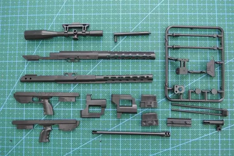 1/6 DSR-1 Sniper Rifle Gun Model  Black Coated Plastic Military Model Accessories