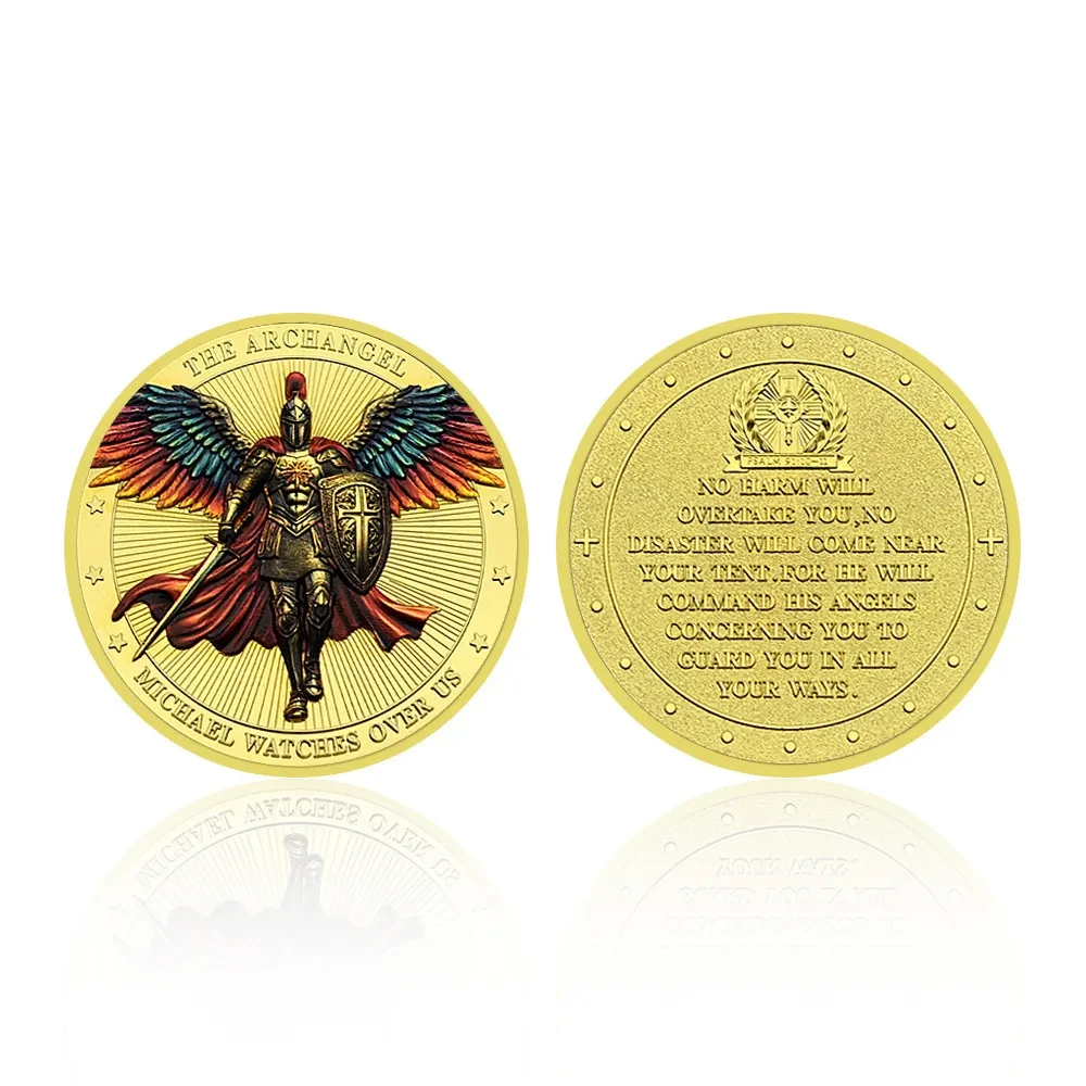 Archangel Michael Challenge Medal Saint Watch American Metal Medal