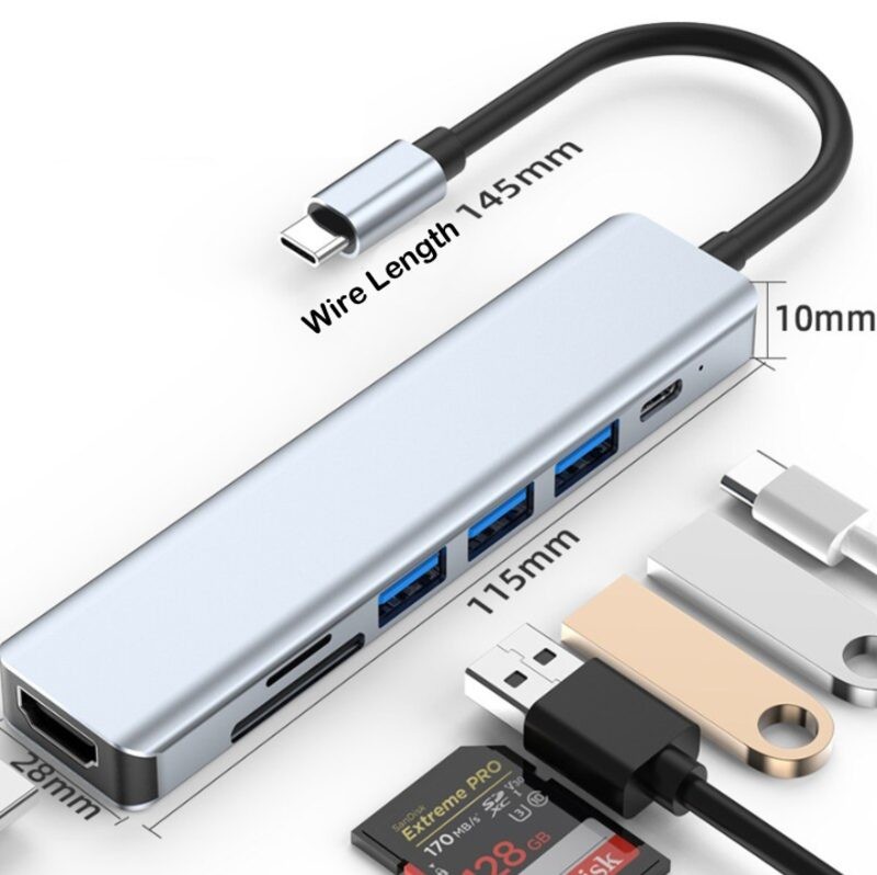 USB C Hub Splitter Adapter