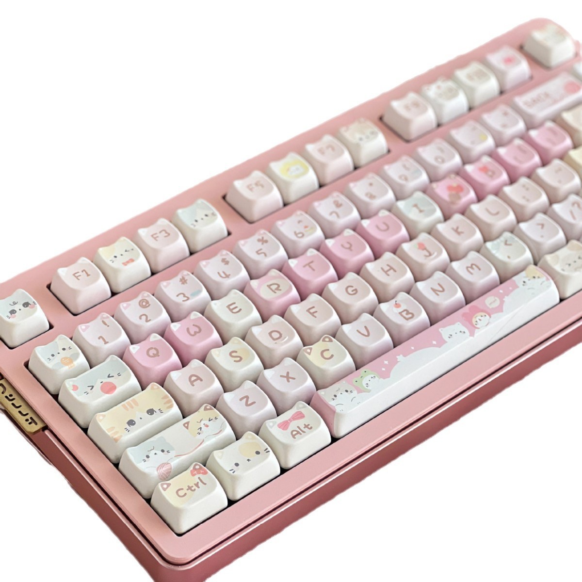 Meow Meow Team Height Five-sided Sublimation 141 Full Set Key Cap