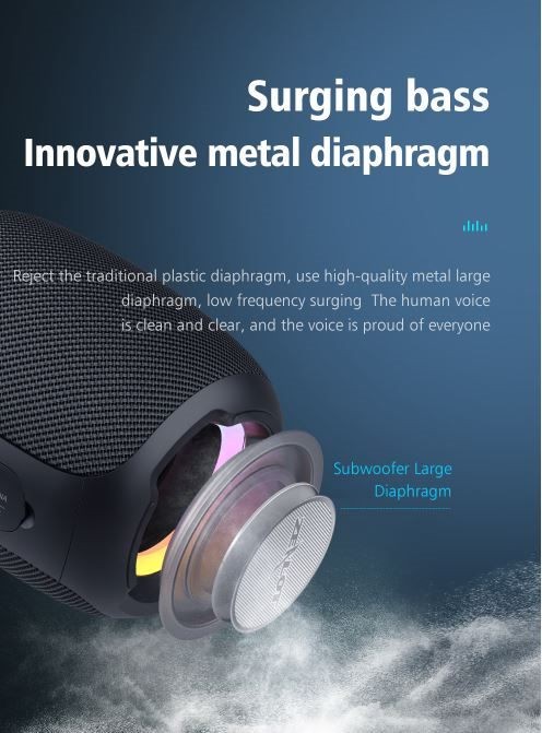 Bluetooth speaker, Zealot S53, 24 hours playing time, 20w super loud sound.