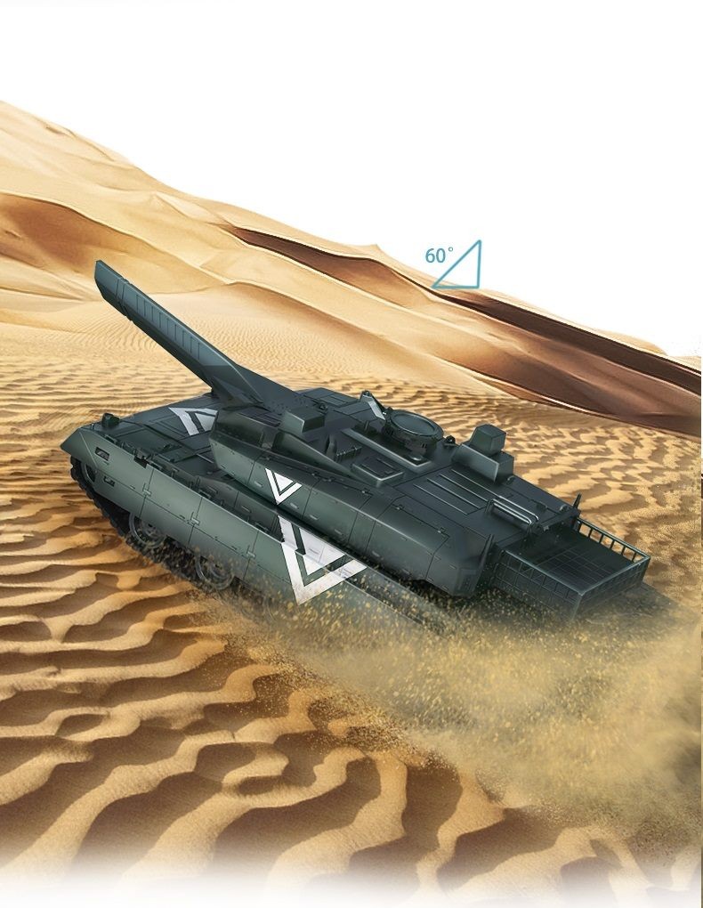 RC Tank, Remote Control Tank. 11CH. Desert Yellow