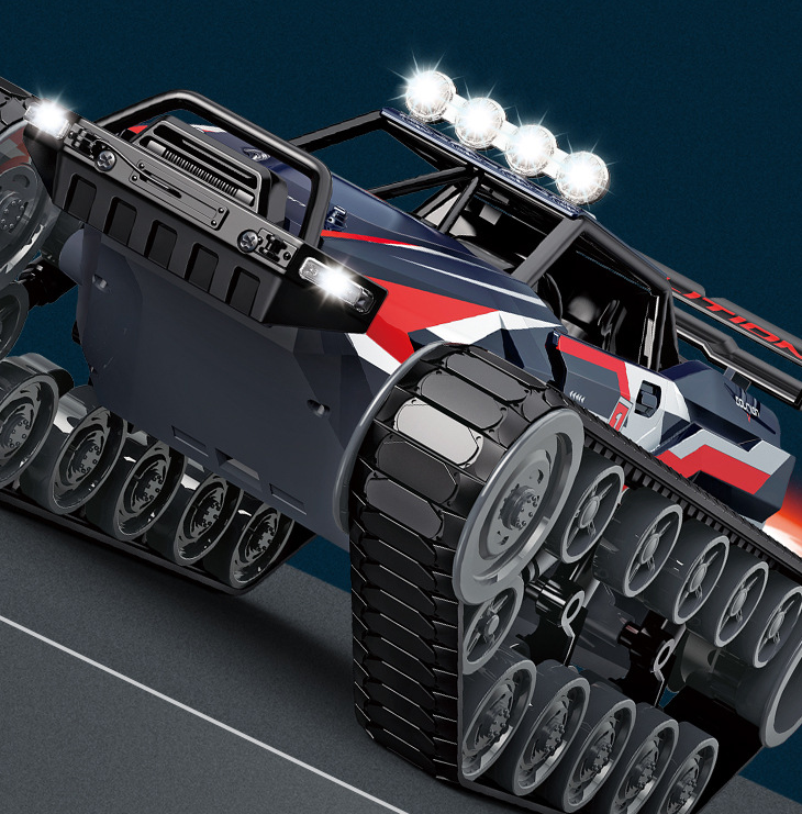 2.4G High Speed Alloy Spray Drift Tank Car Children's Toy