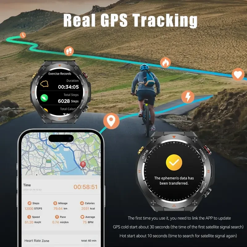 SENBONO Smart Watch with GPS