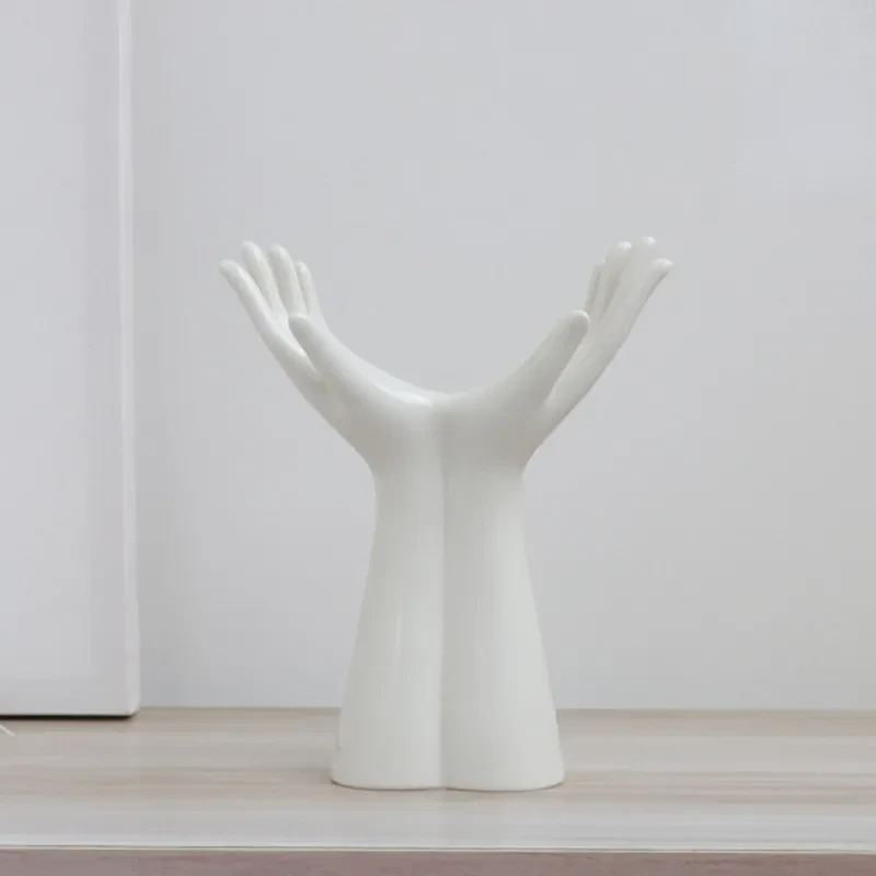 Body Art Ceramic Hand Vase