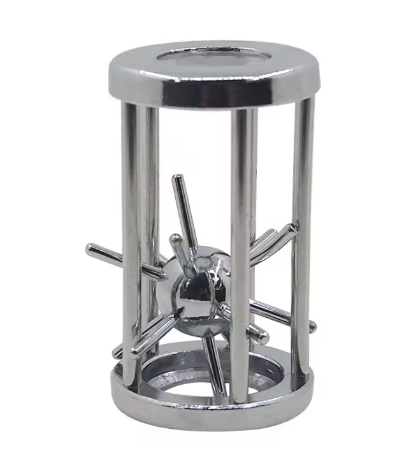 Lock Unlock Cage Star Metal Brain Teasers  Fun IQ Challenge Games for Kids & Adults!