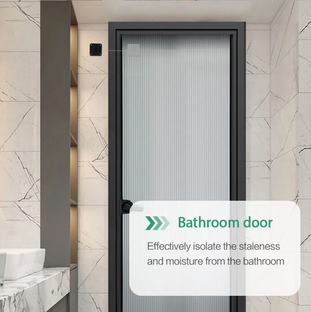 Automatic Door Closer Punch-Free Soft Close Door Closers For Sliding Door Glass Door 500g-1000g Tension Closing Device