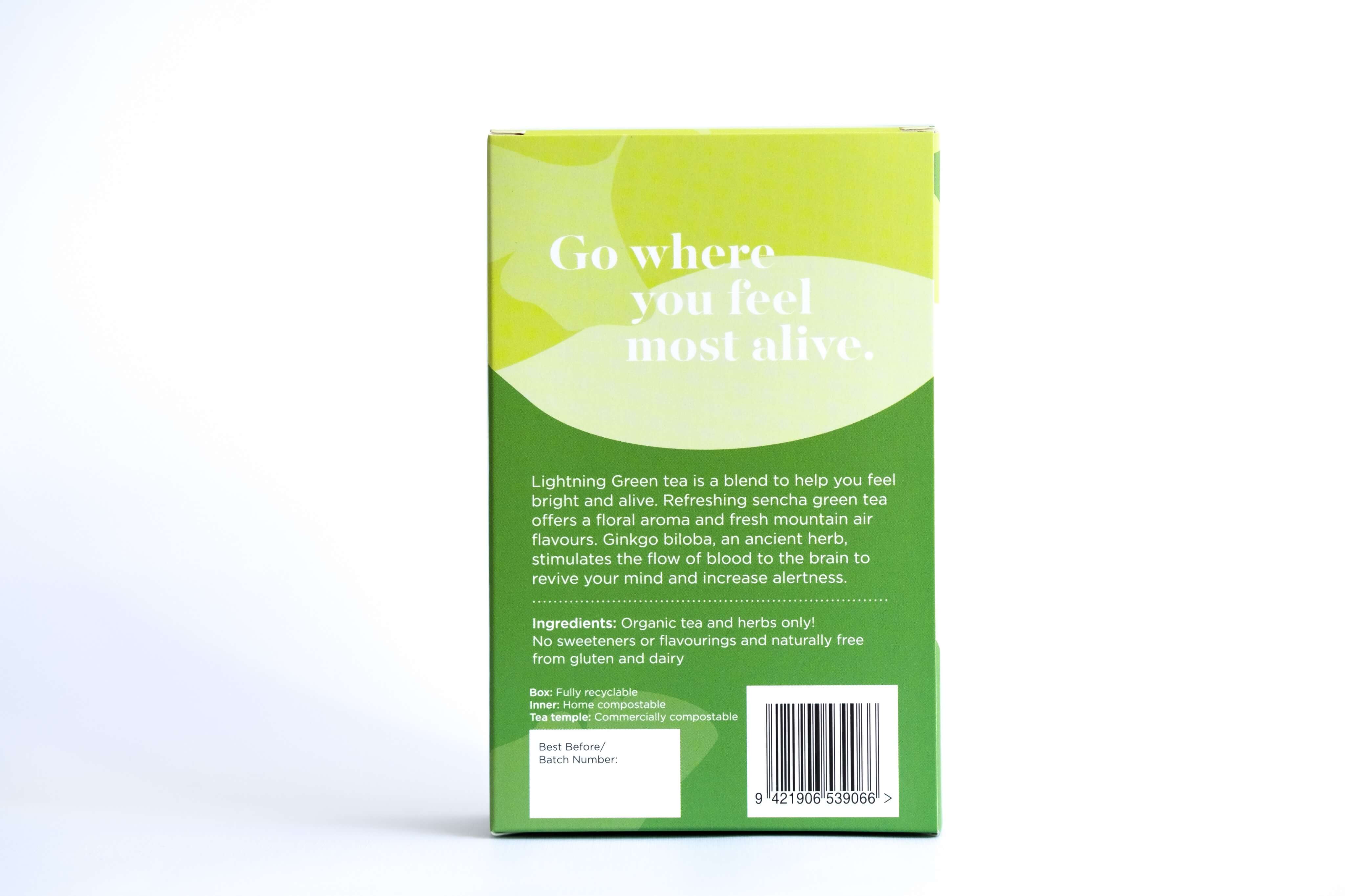 Tea Bag Pack - Green Tea - Alertness