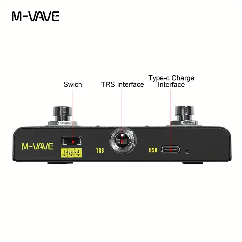 M-VAVE Cube Turner Wireless Page Turner Pedal Rechargeable Music Sheet Turner Supports Looper Connection Compatible With Android, IOS Smartphones Tablets Eid Al-Adha Mubarak
