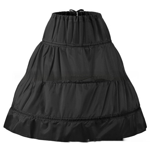Solid Color Fashion Personalized Yarn-free Girl's Skirt