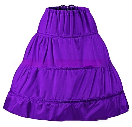 Solid Color Fashion Personalized Yarn-free Girl's Skirt