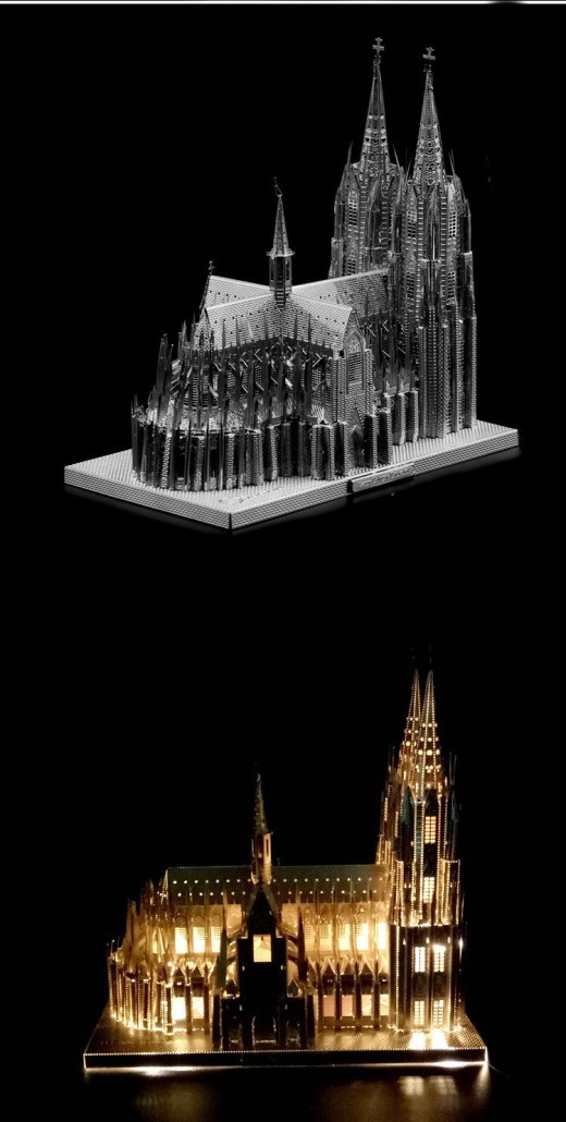 3D Three-dimensional Metal Children's Diy Cottage Assembly