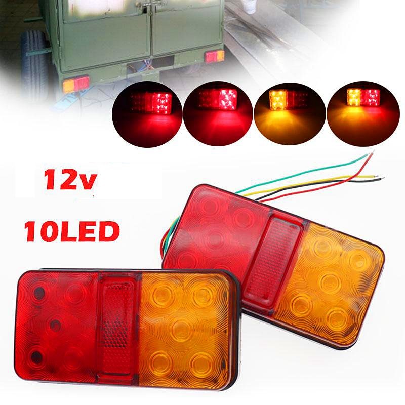 12V Led Trailer Tail Lights Truck Caravan Ute Boat Light