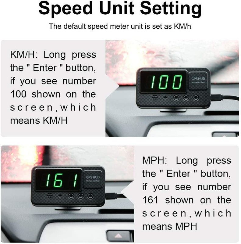 Car GPS HUD Speedometer