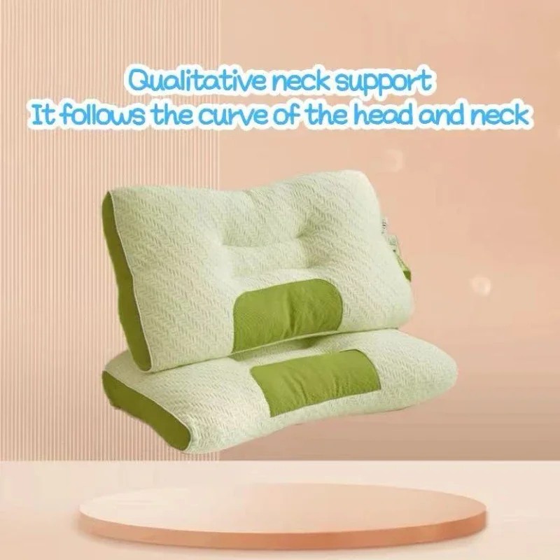 Memory Cotton Bamboo Charcoal Pillow Core  Sleep Aid for Cervical Spine Protection