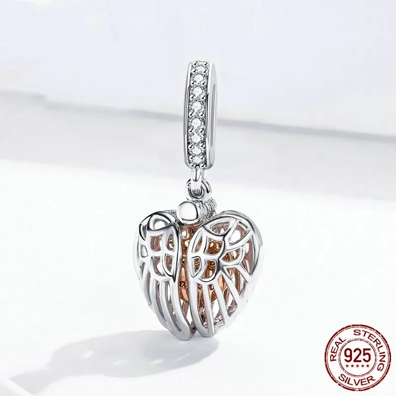 S925 Sterling Silver Scattered Beads Pendant Can Be Opened Forever Family Pendant