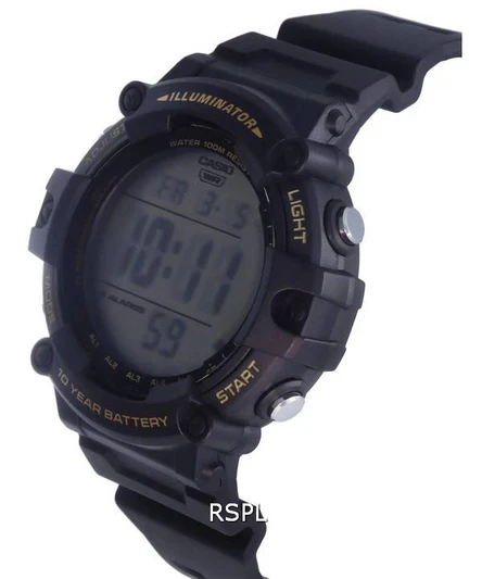 Casio Digital Resin Quartz AE-1500WHX-1A AE1500WHX-1 100M Mens Watch
