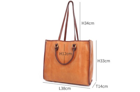 Women's Retro Leather Large Capacity Multi-functional Shoulder Bag
