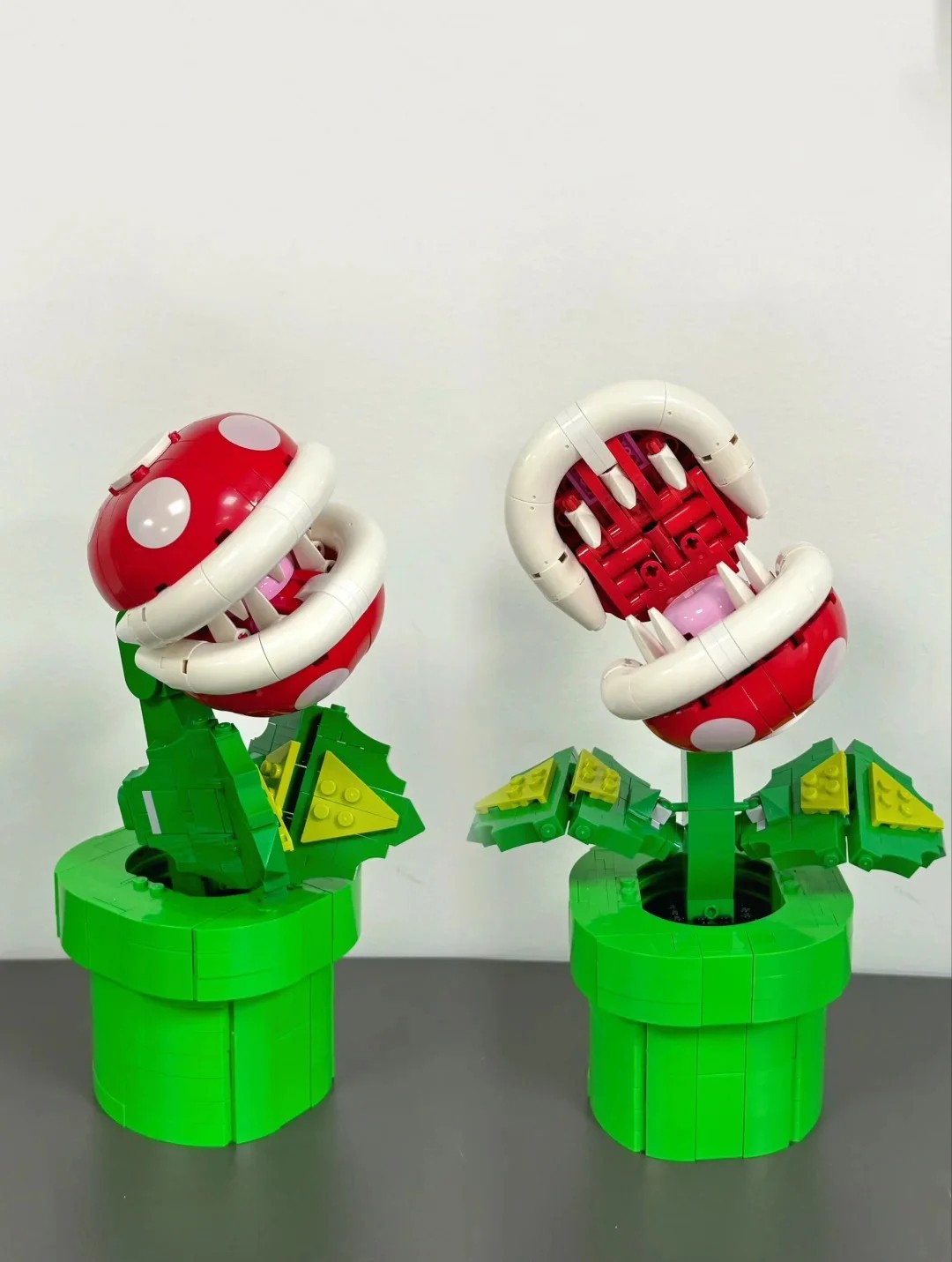 New Piranha Plant Set Building Blocks Game Model  Home Decoration Assembling Toy