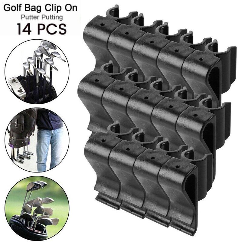 Golf Club Bag Clip Putter Clamp Holder
